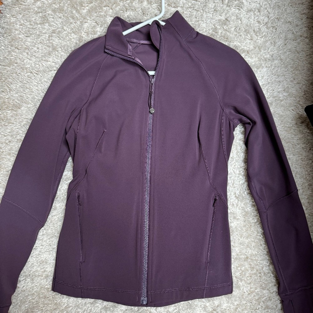 Lululemon Nulu Fold Zip Jacket Size 8